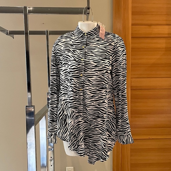 Como Vintage zebra print tunic - Picture 1 of 4